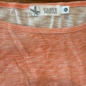 Carve Designs Lorena Top-  peach size small